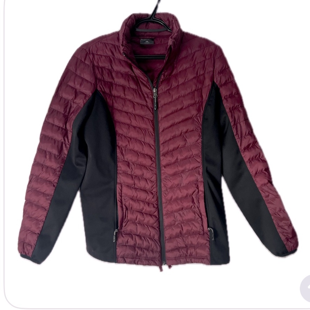 32 Degree Heat Light Weight Quilted Jacket Maroon and Black - Women’s M - Picture 1 of 16